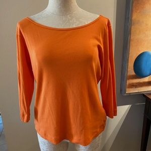 Orange Sutton Studio Top Size XL